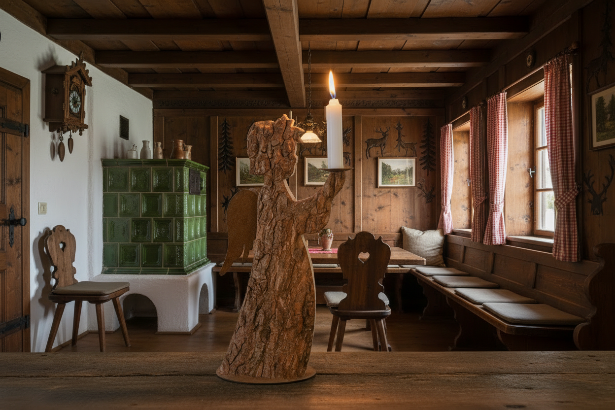 Thankgoods Rindenengel 29 cm Schwarzwaldstube