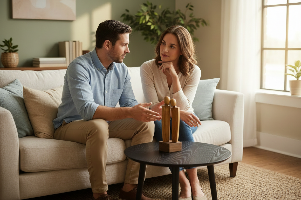 Thankgoods Figur ohne Worte klein - 15 cm Paarfoto