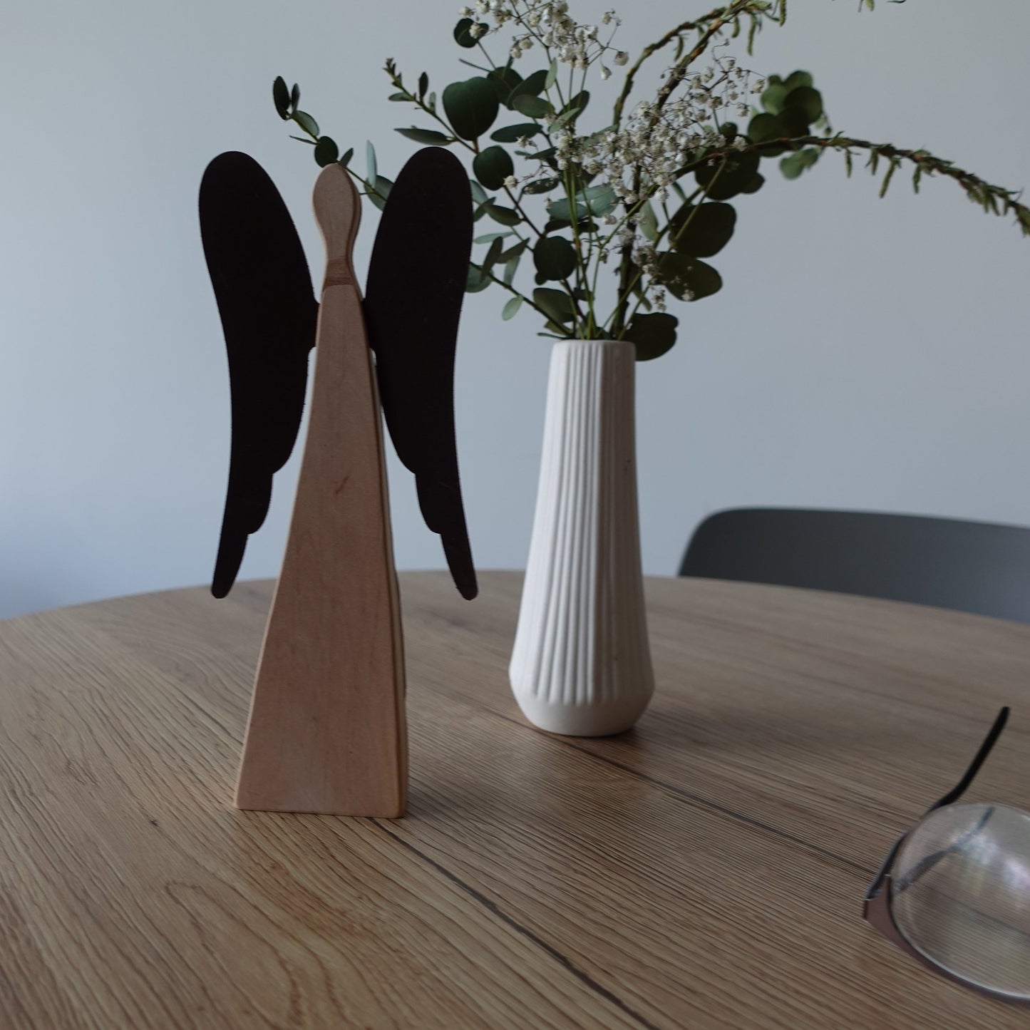 Thankgoods Rindenengel mit Rostflügel ansicht hinten