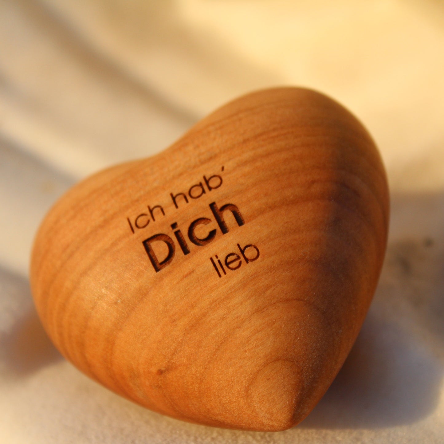 Thankgoods Holzherz Ich hab' Dich lieb - Thankgoods - Der herzliche Geschenkeshop!