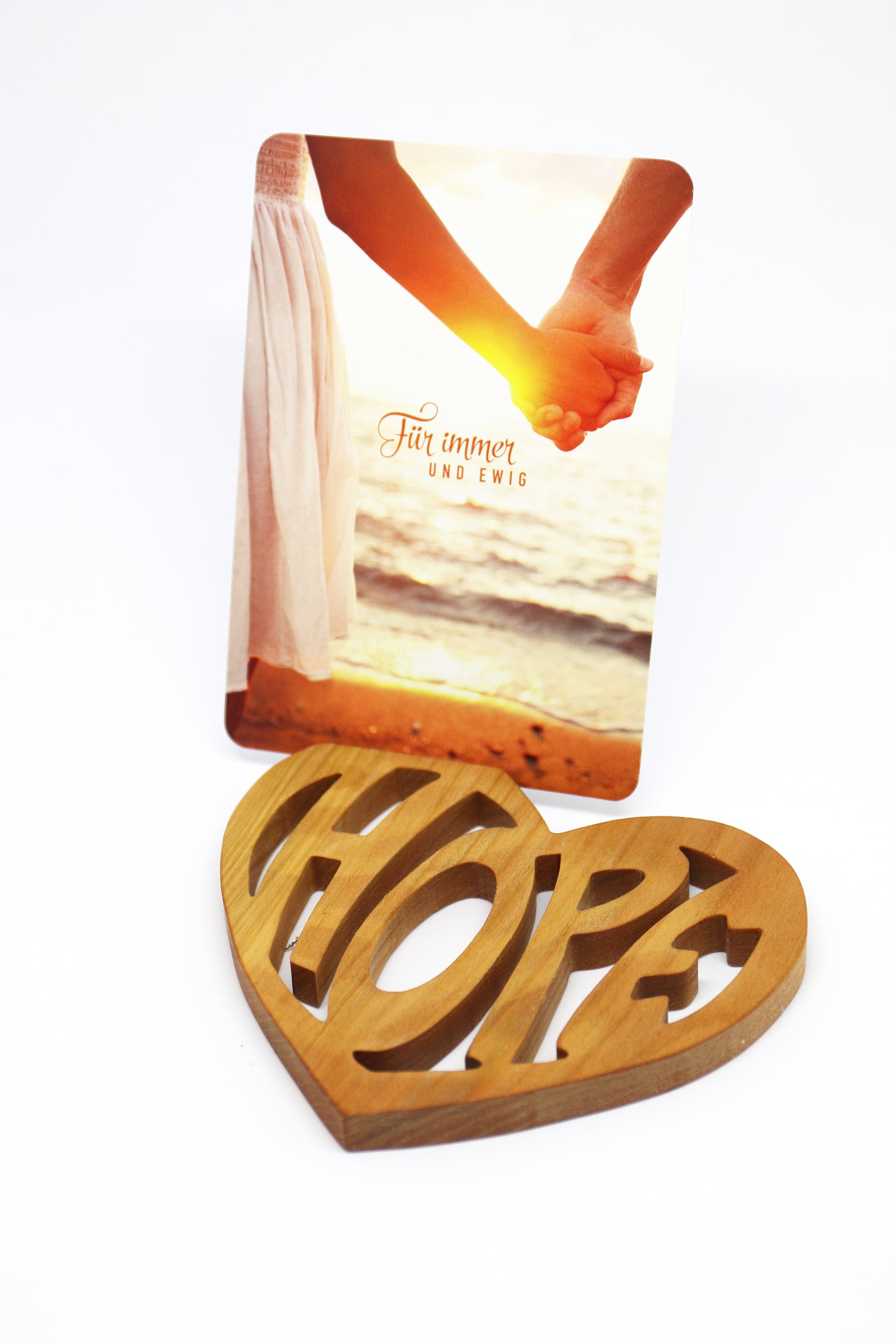 Thankgoods HERZ Postkartenhalter HOPE - Thankgoods - Der herzliche Geschenkeshop!