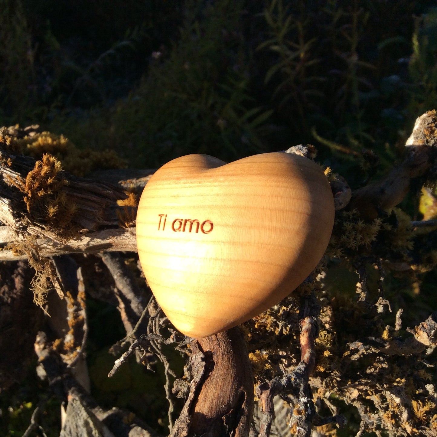 Thankgoods Holzherz Handschmeichler Ti amo