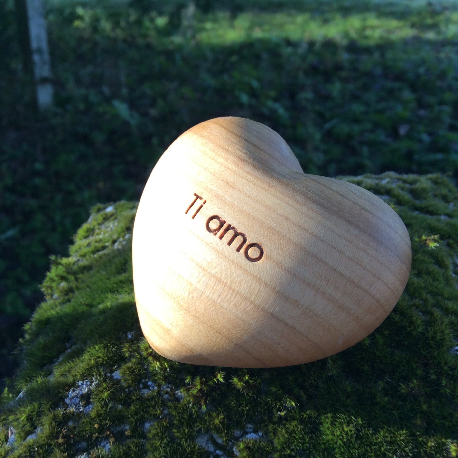 Thankgoods Holzherz Handschmeichler Ti amo