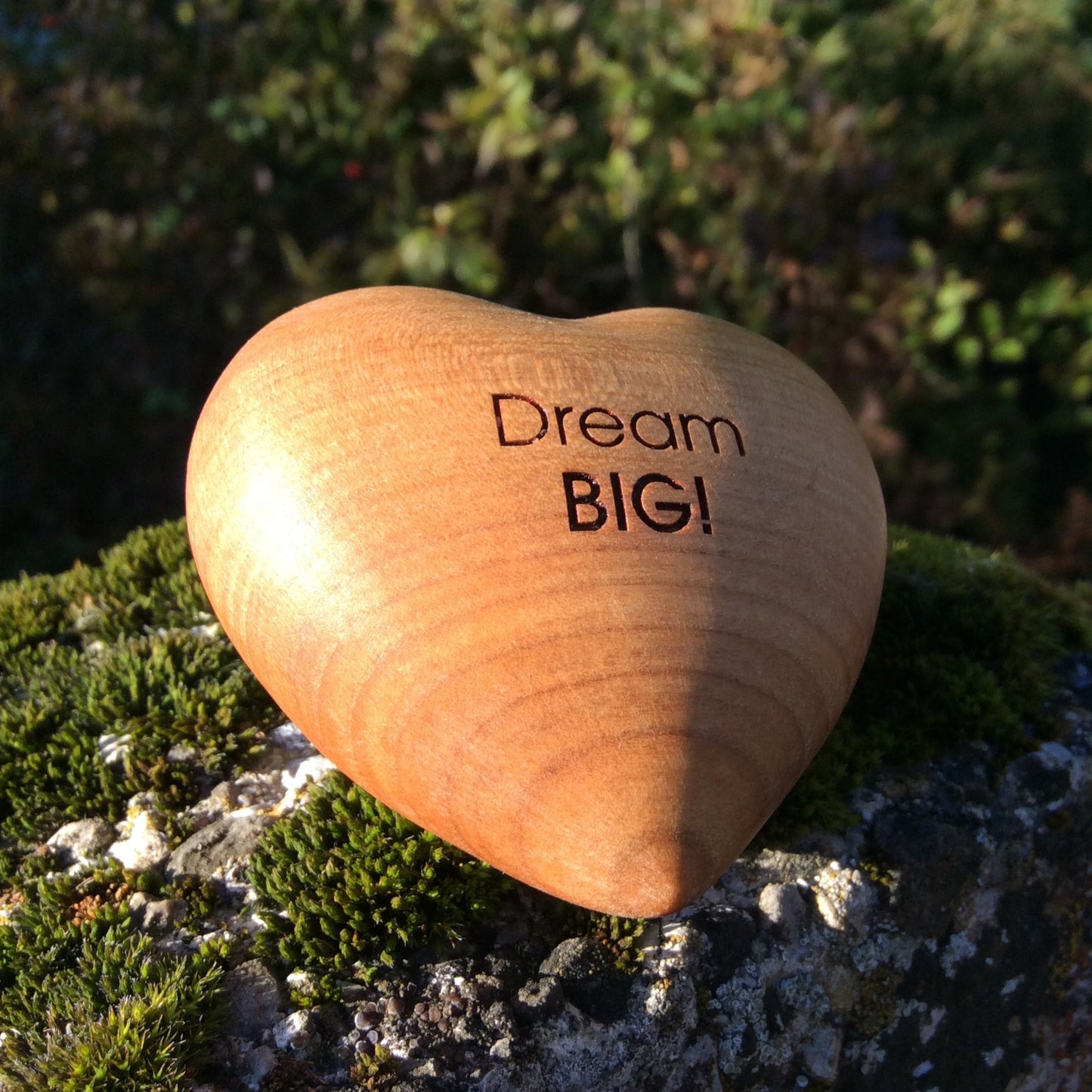 Thankgoods Handschmeichler Holzherz Dream BIG!