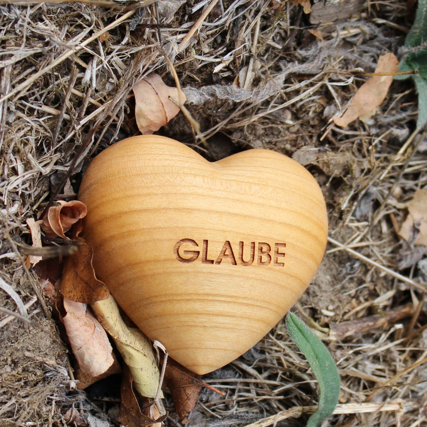 Thankgoods Holzherz Glaube - Thankgoods - Der herzliche Geschenkeshop!