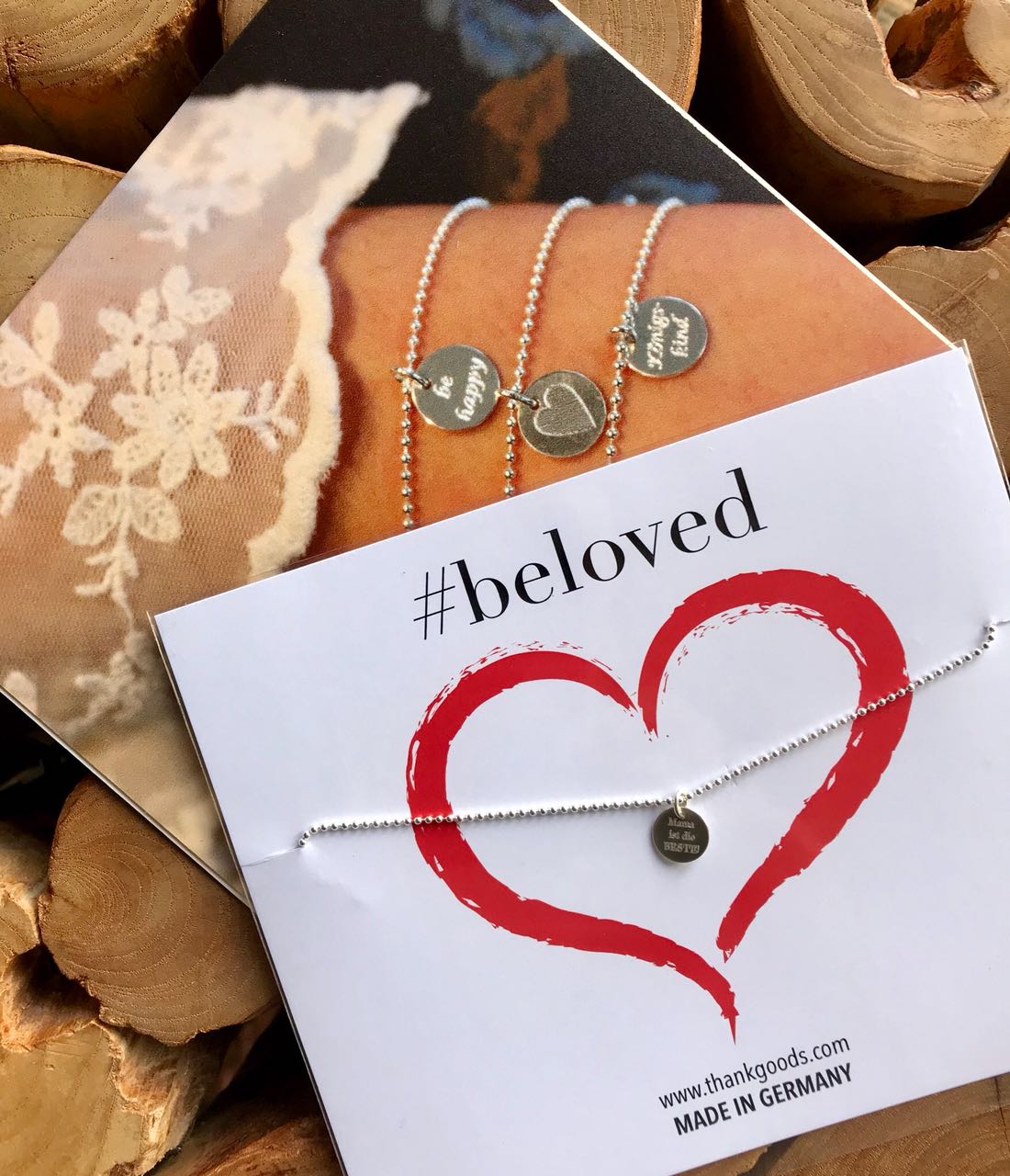 Thankgoods Armkette mit Anhänger 'I love you' - Thankgoods - Der herzliche Geschenkeshop!