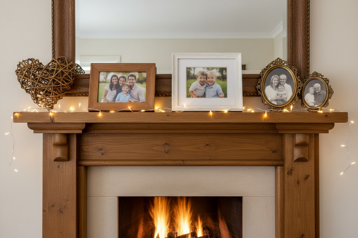 Thankgoods Rebenherz auf Kamin