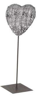Thankgoods Herz Filigran auf Fuß (60 cm) - Thankgoods - Der herzliche Geschenkeshop!