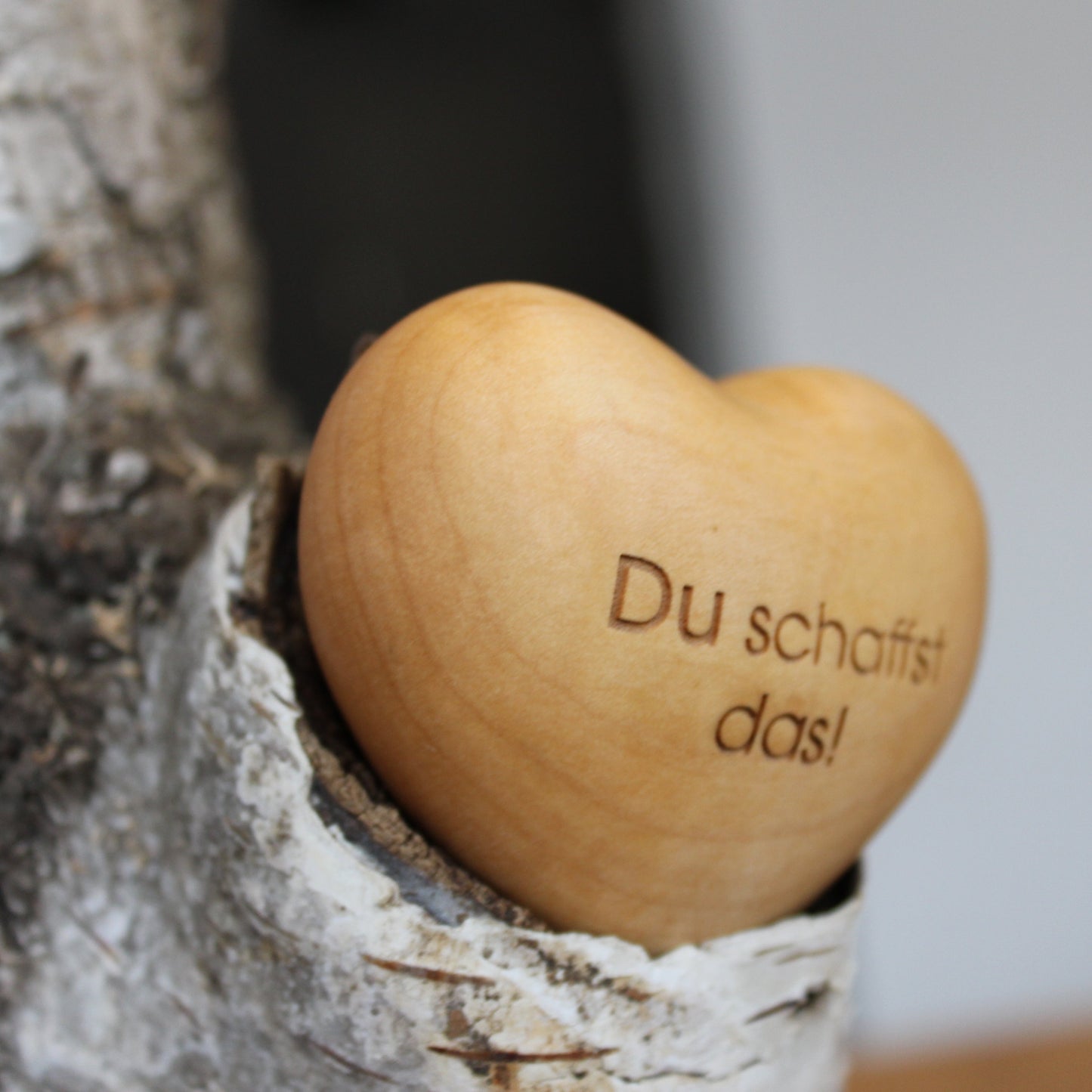 Thankgoods wooden heart You can do it!