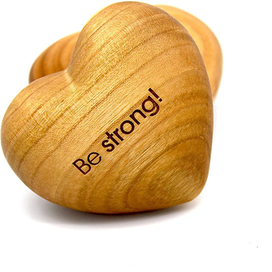 Thankgoods wooden heart Be strong