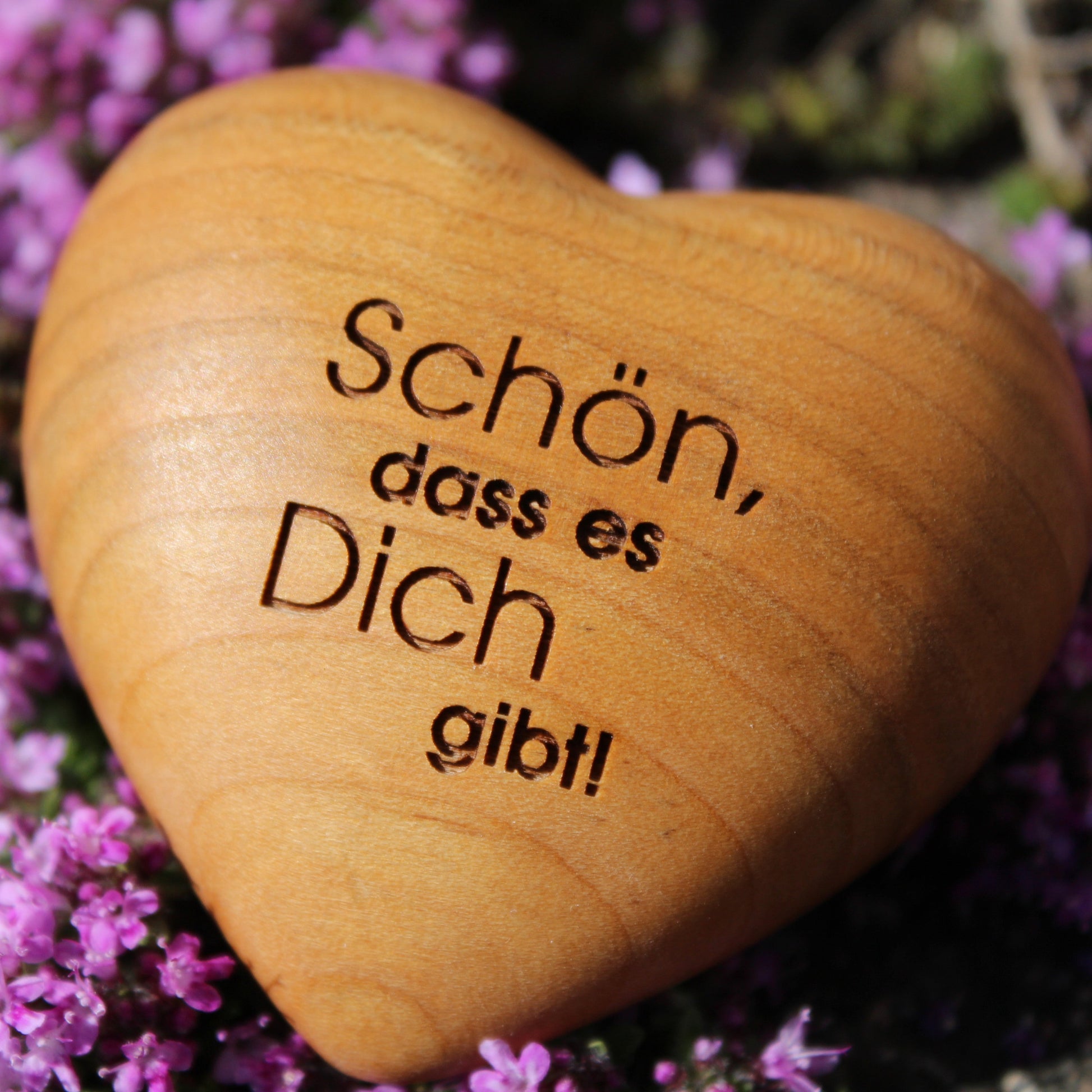 Thankgoods Holzherz Schön, das es Dich gibt! - Thankgoods - Der herzliche Geschenkeshop!