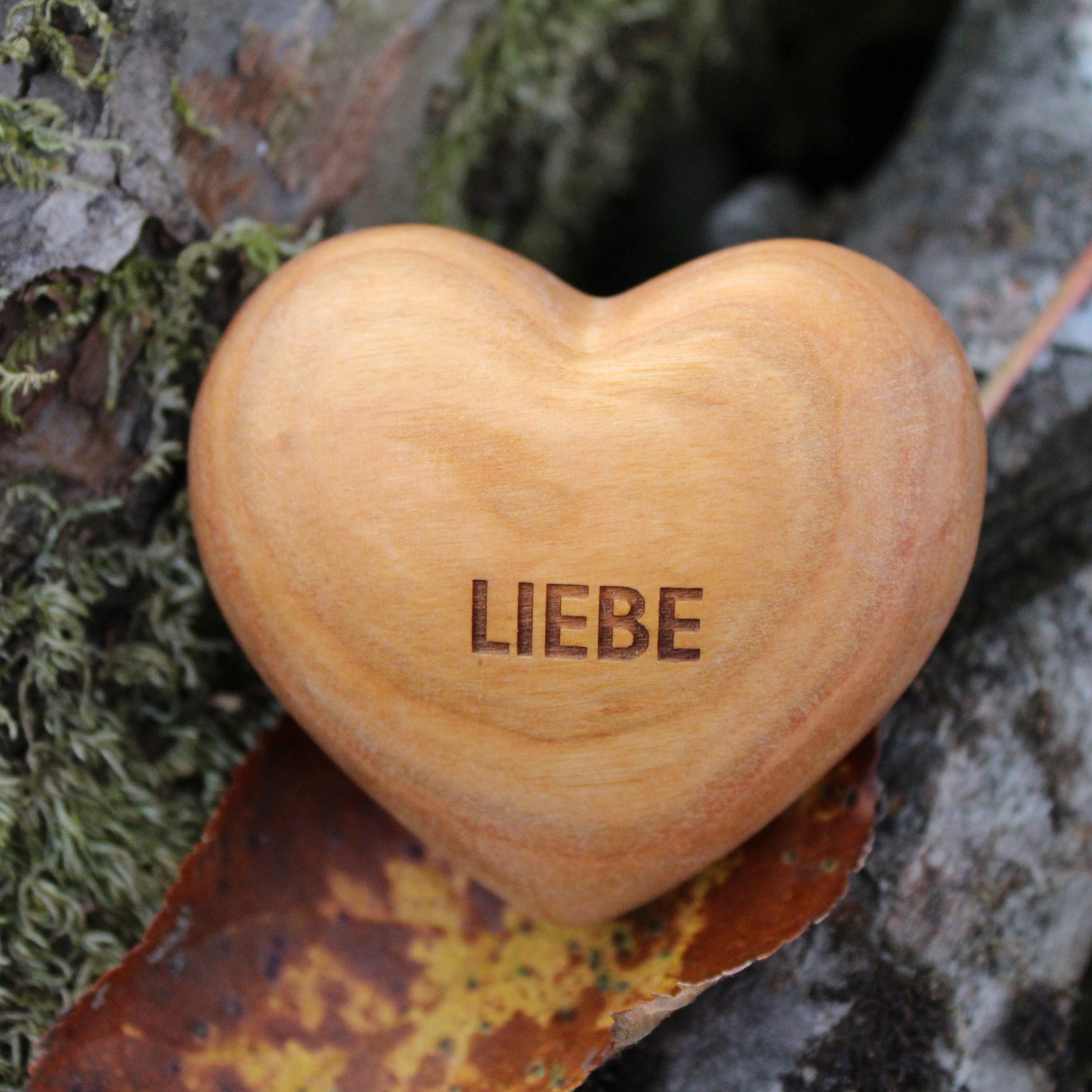 Thankgoods Holzherz Liebe - Thankgoods - Der herzliche Geschenkeshop!