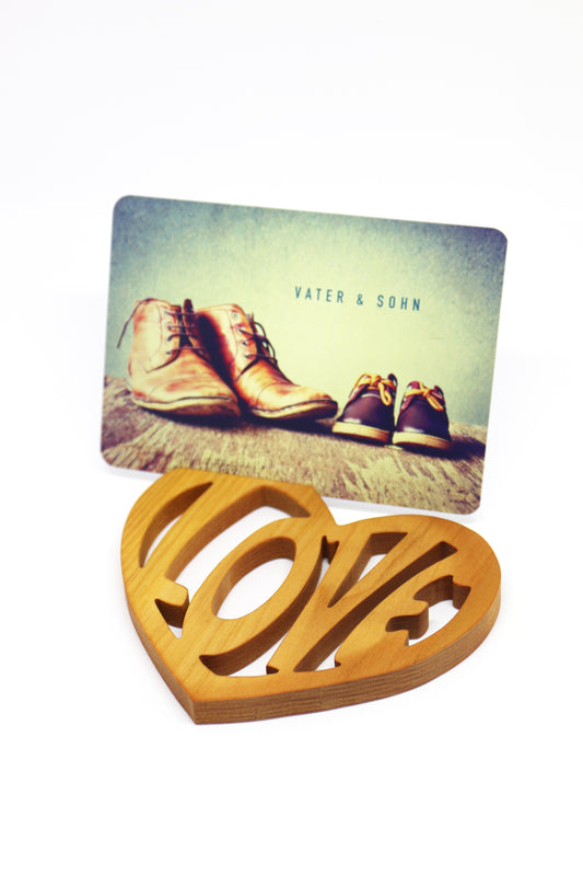 Thankgoods HERZ Postkartenhalter LOVE - Thankgoods - Der herzliche Geschenkeshop!