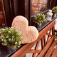 Thankgoods decorative wooden heart made of solid natural colored poplar wood