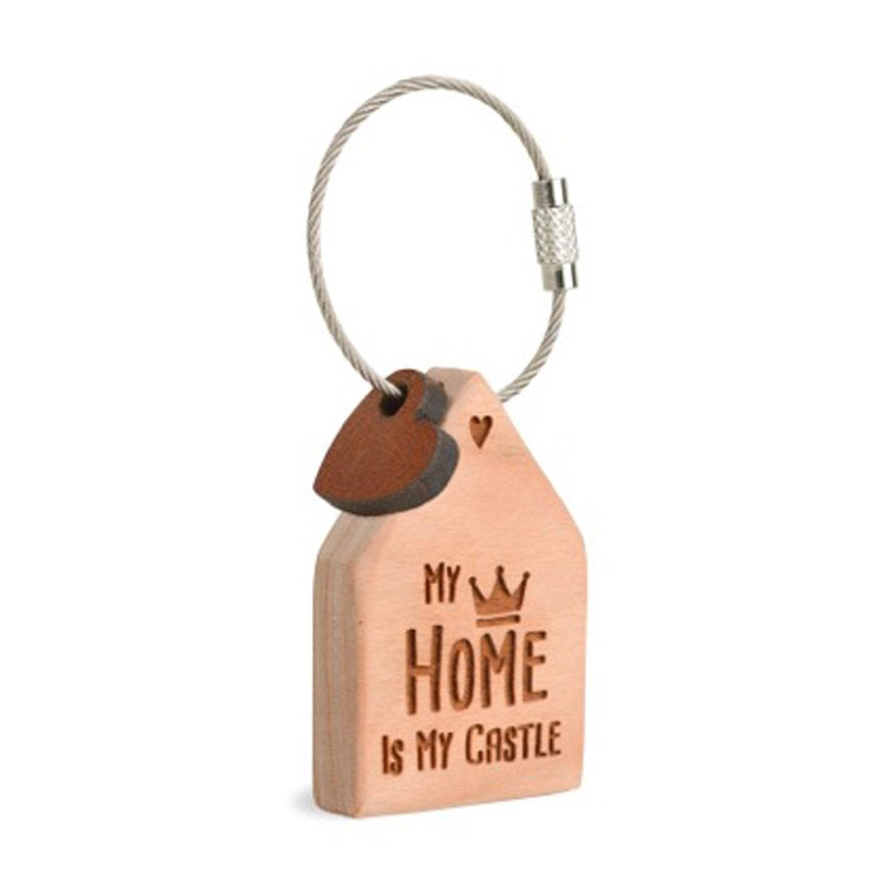 Thankgoods keychain house My home is my castle