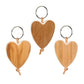 Thankgoods keychain heart walnut
