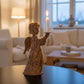 Thankgoods Rindenengel mit Kerze - Thankgoods