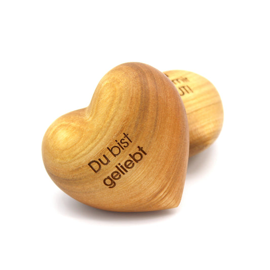 Thankgoods Handschmeichler Holzherz Du bist geliebt