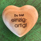Thankgoods Holzherz Handschmeichler Du bist einzigartig